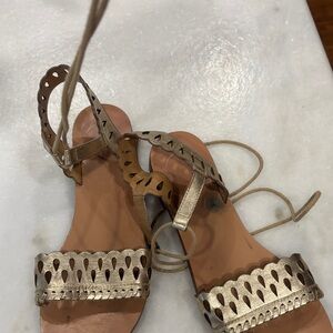 Jack Rogers Metallic Gold Sandals